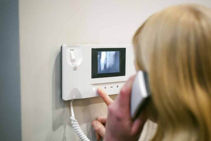 Sistem de videointerfonie